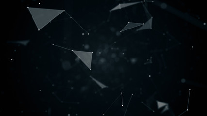 illustration flight in geometric abstraction