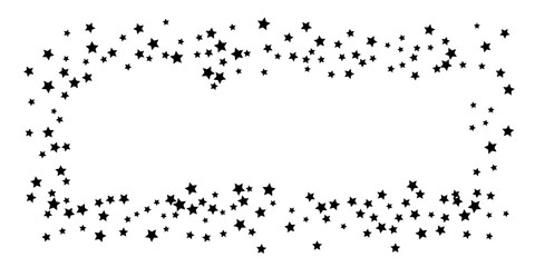 Abstract flying confetti star. A falling star background.