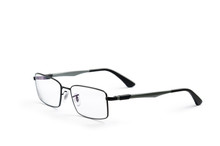 Corrective Eye Glasses With Thin Rims Isolated On White Background