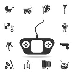 Poster - Game controller icon. Detailed set of baby toys icons. Premium quality graphic design. One of the collection icons for websites, web design, mobile app