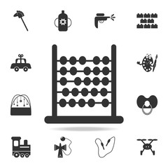 Poster - abacus icon. Detailed set of baby toys icons. Premium quality graphic design. One of the collection icons for websites, web design, mobile app