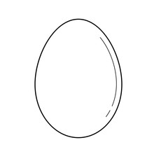 6 Egg Outlines Free Stock Photo - Public Domain Pictures