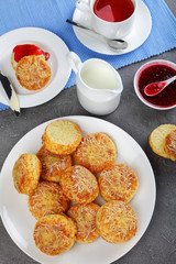 Wall Mural - english breakfast with tea and scones