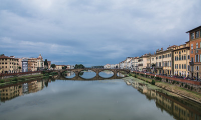 Sticker - Bridge Over the Arno River