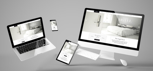 Poster - flying devices grand hotel responsive website