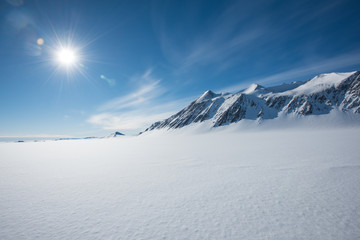 mt vinson, sentinel range, ellsworth mountains, antarctica