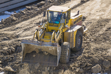 loader sand construction