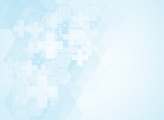 Abstract medical background