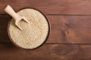 Wall Mural - white quinoa in bowl