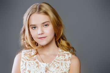nine year old girl