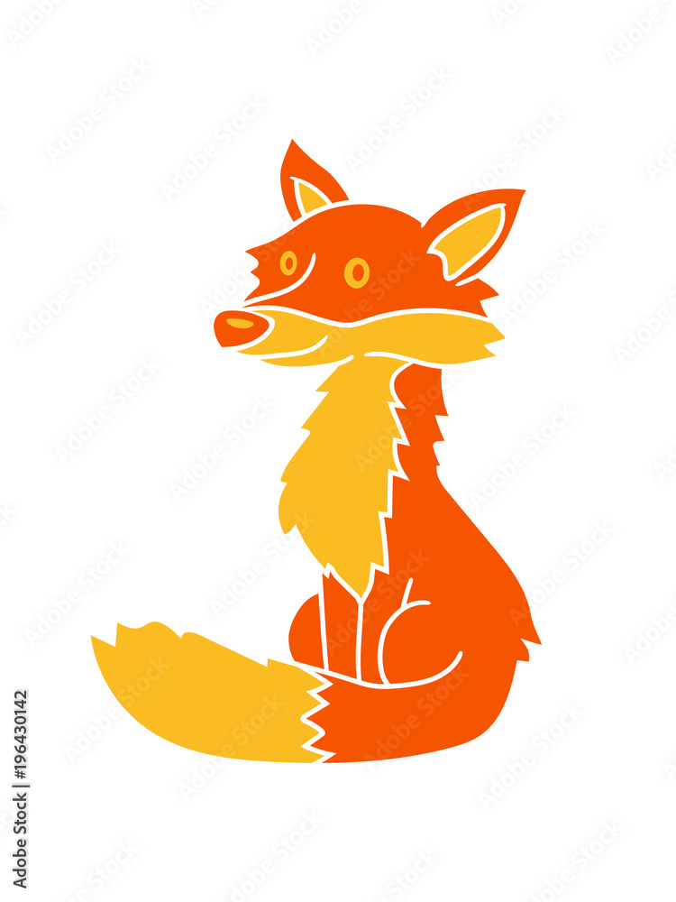 Gamesageddon Stock Schon Sitzend Suss Niedlich Klein Kind Fuchs