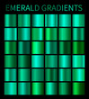 Emerald gradients collection for design