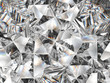Leinwandbild Motiv diamond texture closeup and kaleidoscope
