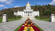 The Capital Building In Montpelier, Vermont.