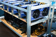 © amixstudio - Video cards for bitcoin cryptocurrency mining