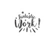 © vector_factory - fantastic work alphabet typography font text image vector icon 2