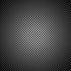 Poster - Black  geometric texture consisting of circles, illustration