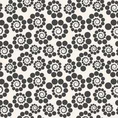 Poster - Seamless geometric pattern dots around . Can be used for backgrounds and page fill web design. illustration