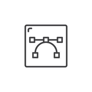 Vector graphics outline icon. linear style sign for mobile concept and web design. simple line vector icon. Symbol, logo illustration. Pixel perfect vector graphics