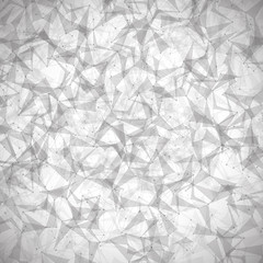 Aufkleber - Grey graphic background illustration dots with connections for your design