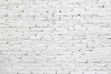 Aufkleber - White brick wall texture background.