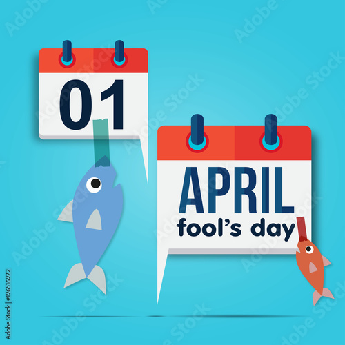 Calendar 01 April Fool S Day With Fish Buy This Stock Vector And Explore Similar Vectors At Adobe Stock Adobe Stock