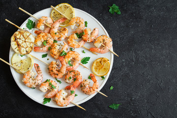 Poster - Shrimp skewers