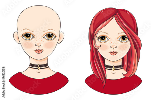 Avatar Beautiful Redheaded Girl Cartoon Style Kinky And Shaved
