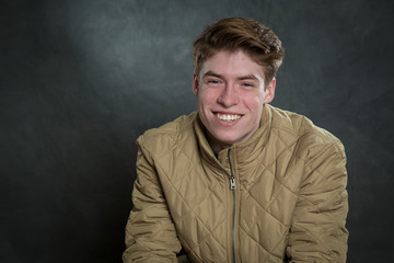 Canvas Print - Smiling teenage boy