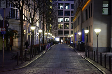 Wall Mural - Frankfurt, abends