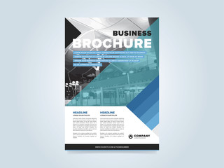 Wall Mural - Brochure design template, vector illustration.
