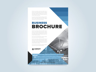 Wall Mural - Brochure design template, vector illustration.
