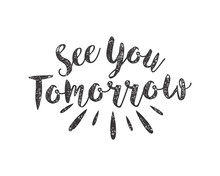 See You Icon Typography Typographic Creative Writing Text Image 3