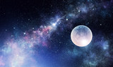 Fototapeta  - Space planets and nebula