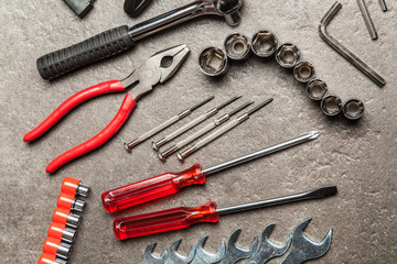 Wall Mural - DIY Tools set