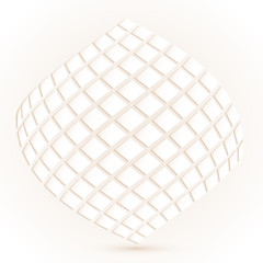 Poster - Modern geometric texture in White backgrounds