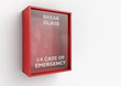 Break In Case Of Emergency Red Box