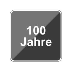 Canvas Print - 100 Jahre - Reflektierender App Button