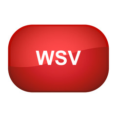 Sticker - Glossy Button rot - WSV