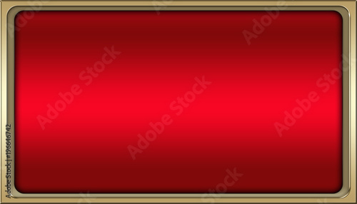 Stock Illustration Empty Luxury Background Shiny Gold Rectangle Shape 3d Illustration Copy Space Stock Illustration Adobe Stock