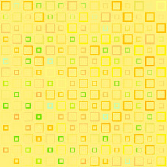 Poster - Abstract background with colorful squares and wavy thickness gradient