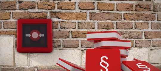 Poster - Composite image of double s letter logo sign icon element