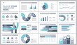© dimakostrov - Presentation Template design. Business data graphs. Vector financial and marketing charts.