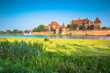 Malbork Castle in Poland medieval fortress built by the Teutonic Knights Order