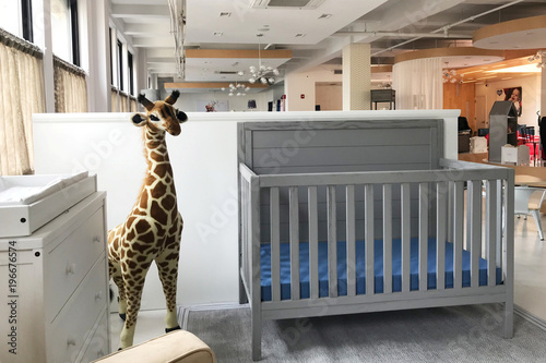 Children S Cribs Beds And Toys Are On Display At One Of Toys R