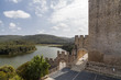 Castle view and Foix swamp , Castellet, Castellet i la Gornal,Penedes region,Catalonia.