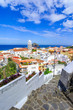 Garachico, Tenerife, Canary islands, Spain: Overview of the colorful and beautiful town of Garachico.