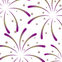 Wall Mural - fireworks splash pattern background