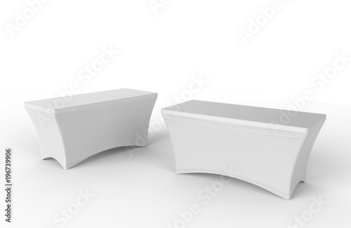 Fotografering Blank Exhibition advertising table cloth used Dining Spandex Table Cover