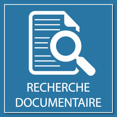 Sticker - Logo recherche documentaire.